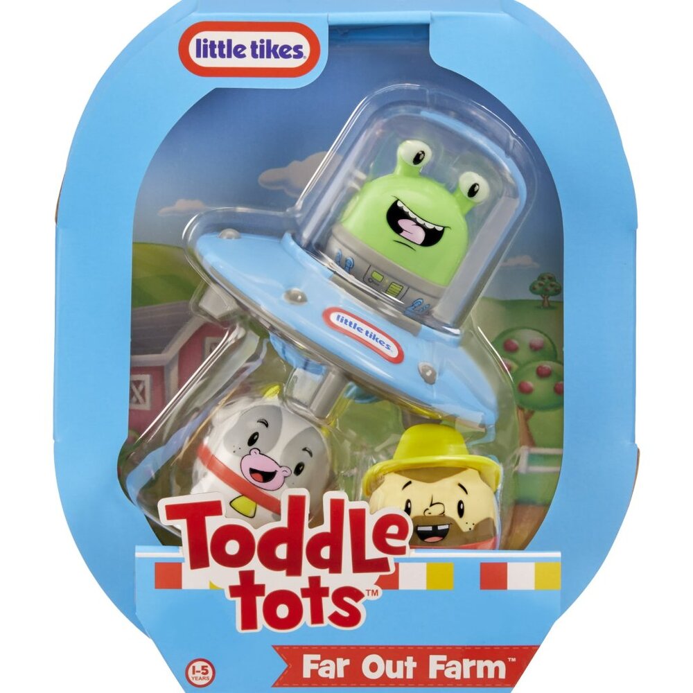NIB Little Tikes Toddle Tots Far Out Farm Spaceship Playset Figures Cow Alien